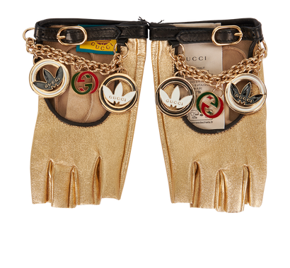 Gucci X Adidas Charm Detailed Mittens, front view